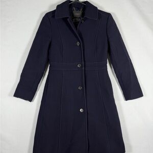 J. Crew Women's Navy Trench Coat